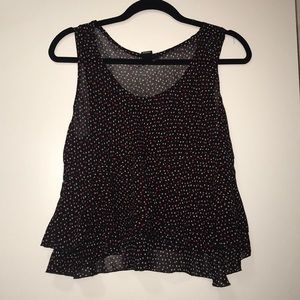 NWOT UxO Urban Renewal Polka Dotted Crop Top